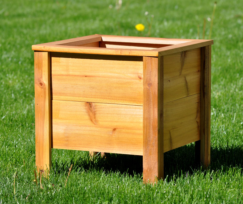 Handcrafted small wooden birdhouse made by 12-year-old Timmy